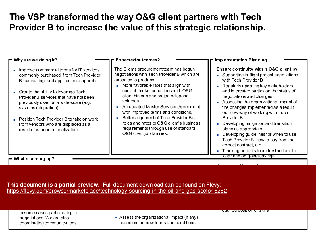 Technology Sourcing in the Oil and Gas Sector (15-slide PPT PowerPoint presentation (PPTX)) Preview Image