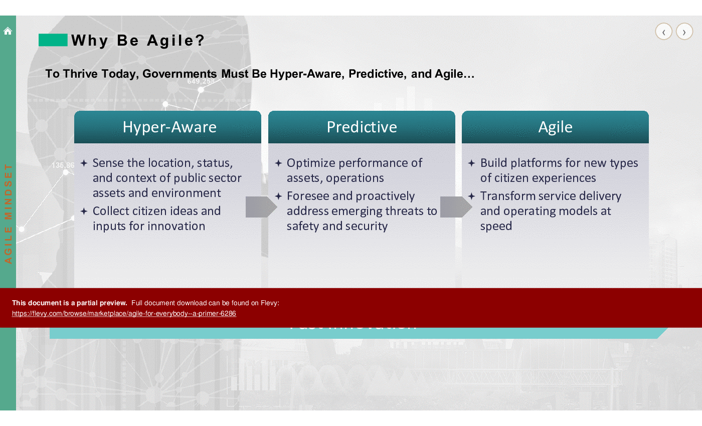 This is a partial preview of Agile for Everybody - A Primer (80-slide PowerPoint presentation (PPTX)). Full document is 80 slides. 
