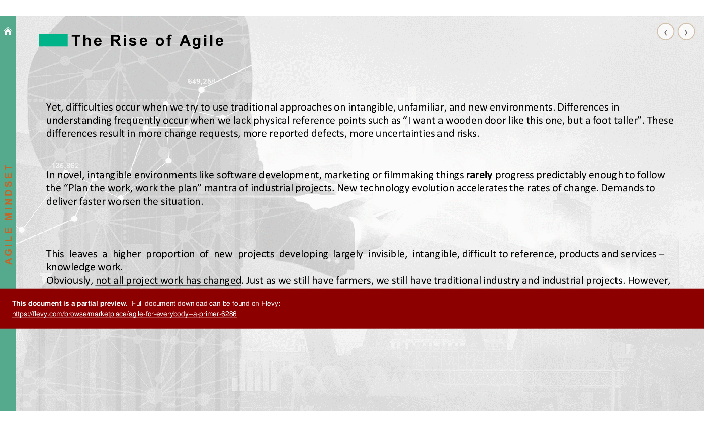 Agile for Everybody - A Primer (80-slide PPT PowerPoint presentation (PPTX)) Preview Image