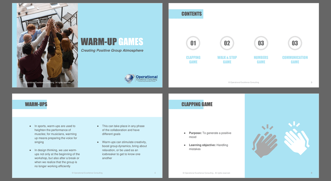 Design Thinking: Warm-Up Games