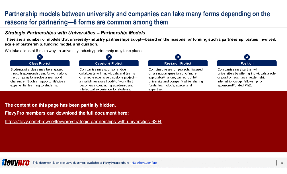 Strategic Partnerships with Universities (33-slide PPT PowerPoint presentation (PPTX)) Preview Image