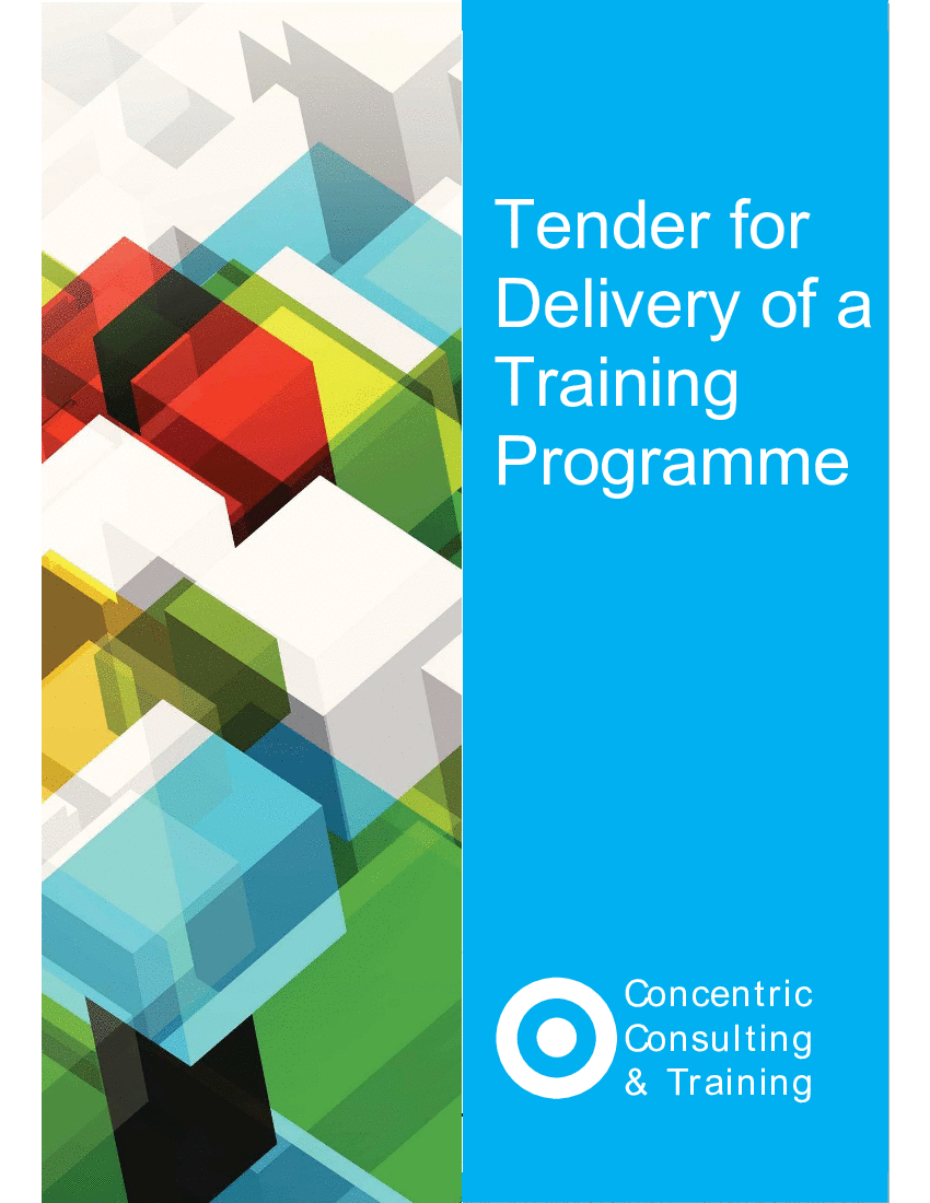 Tender Model Answer for Delivery of Training