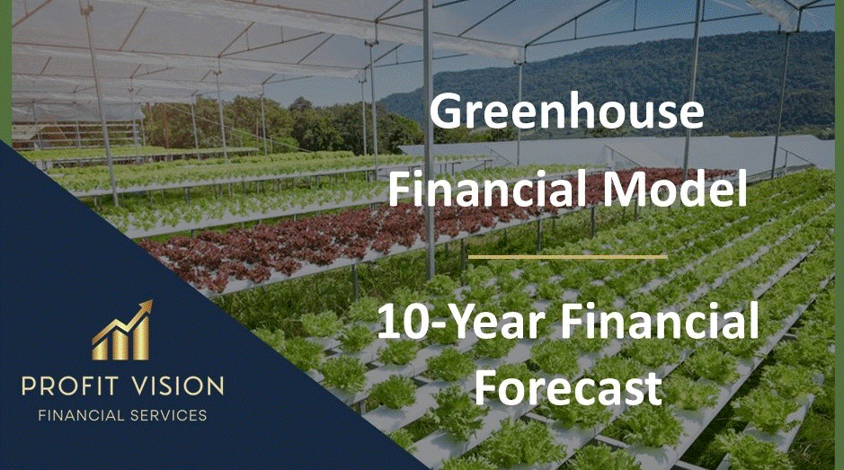 This is a partial preview of Greenhouse Financial Model - Dynamic 10 Year Forecast (Excel workbook (XLSX)). 