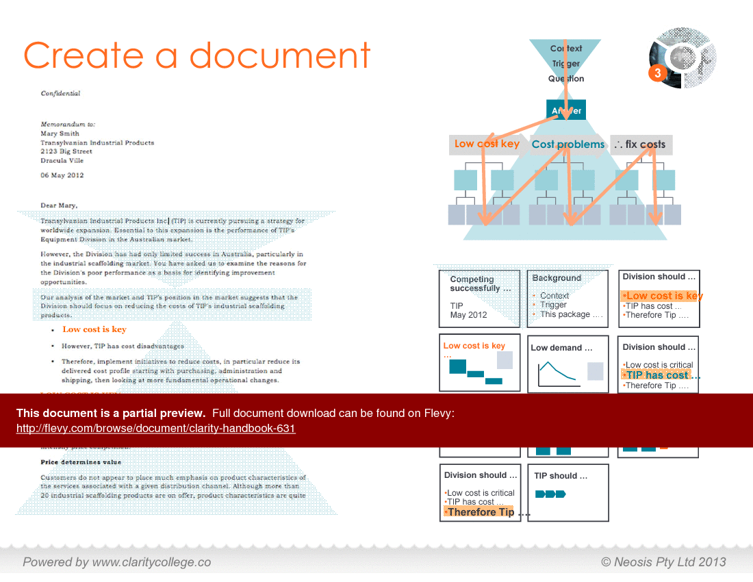 Clarity Handbook (28-slide PPT PowerPoint presentation (PPTX)) Preview Image