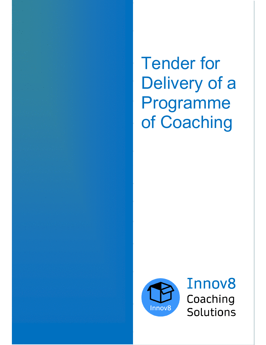 Tender Example (Model Answer) for Delivery of Coaching (20-page Word document) Preview Image