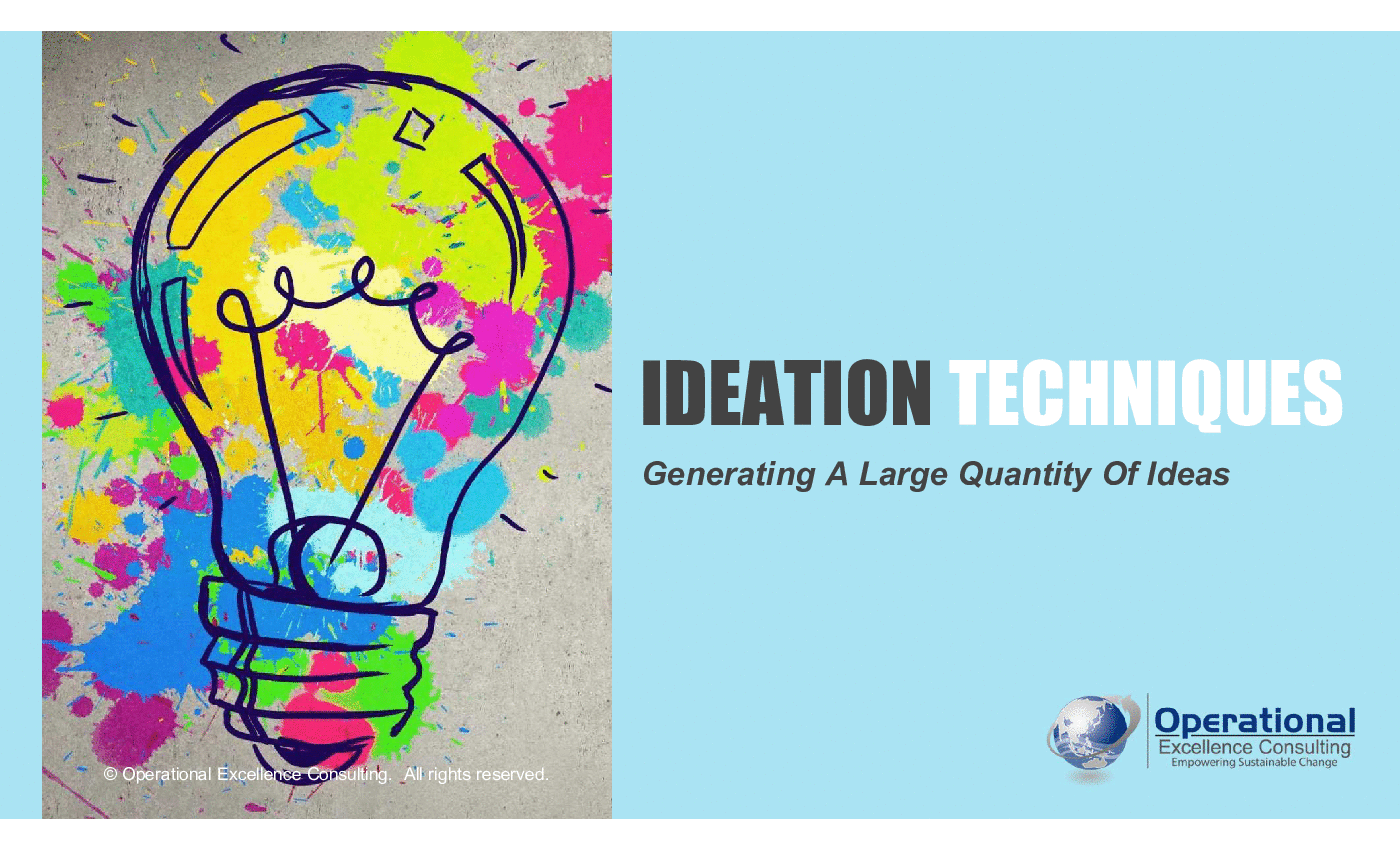 This is a partial preview of Design Thinking: Ideation Techniques (89-slide PowerPoint presentation (PPTX)). Full document is 89 slides. 