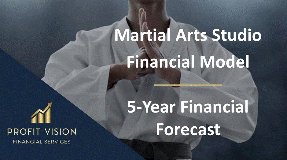 This is a partial preview of Martial Arts Studio Financial Model – 5 Year Forecast (Excel workbook (XLSX)). 