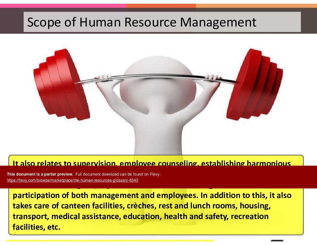 The Human Resources Glossary (140-slide PPT PowerPoint presentation (PPTX)) Preview Image