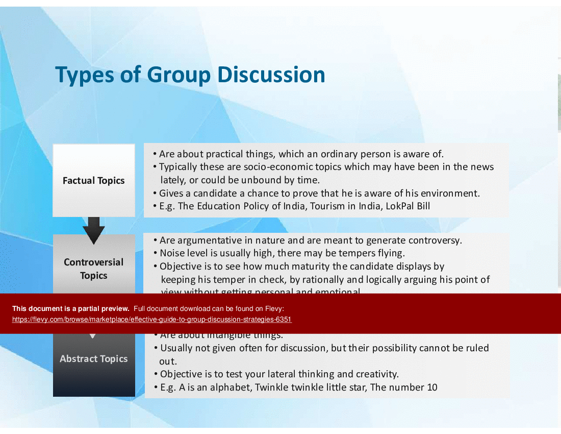 PPT Effective Guide To Group Discussion Strategies 36 slide PPT 
