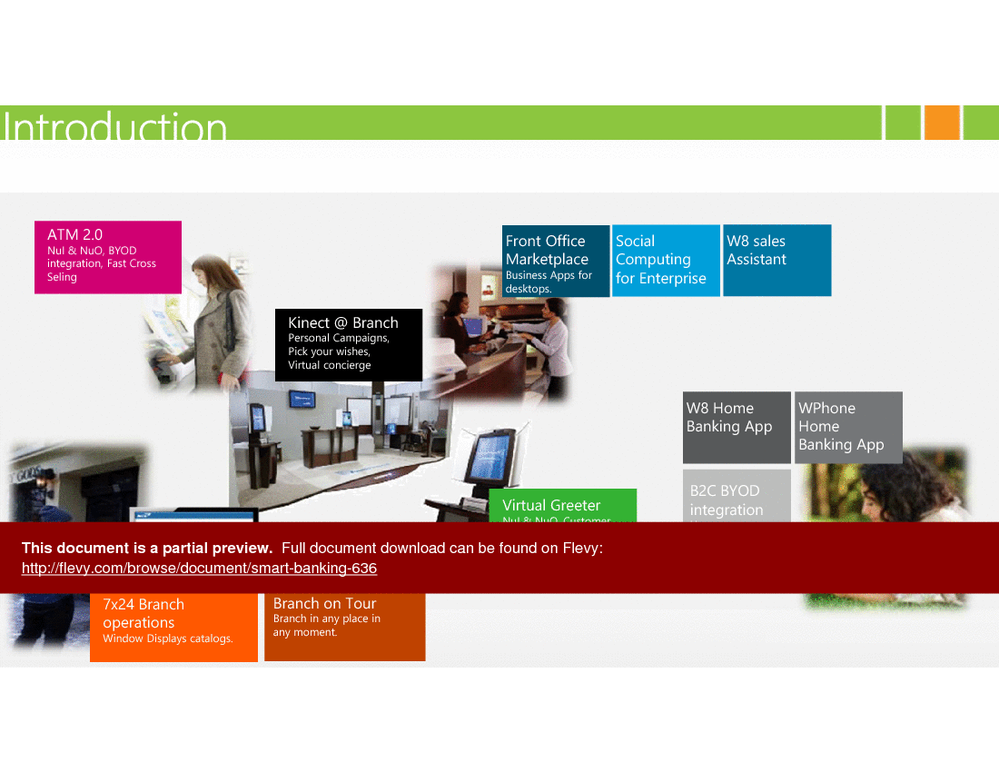 Smart Banking (15-slide PPT PowerPoint presentation (PPTX)) Preview Image