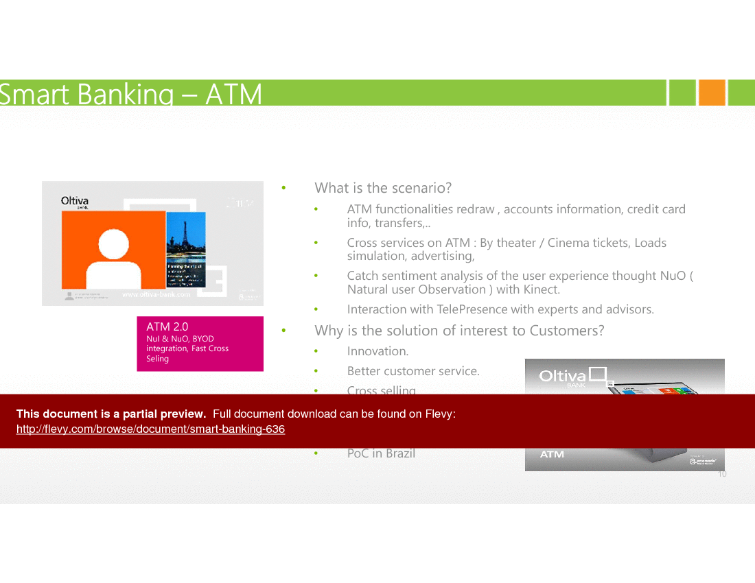 Smart Banking (15-slide PPT PowerPoint presentation (PPTX)) Preview Image