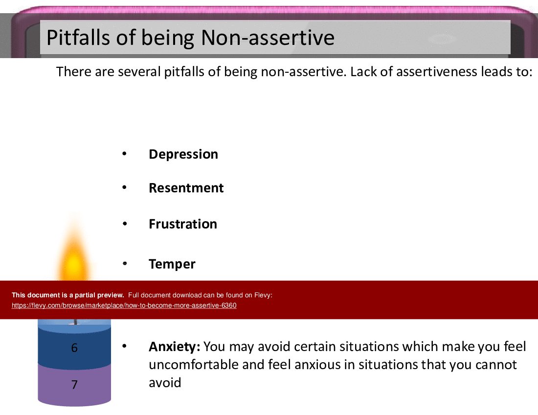 How to Become More Assertive (70-slide PPT PowerPoint presentation (PPTX)) Preview Image