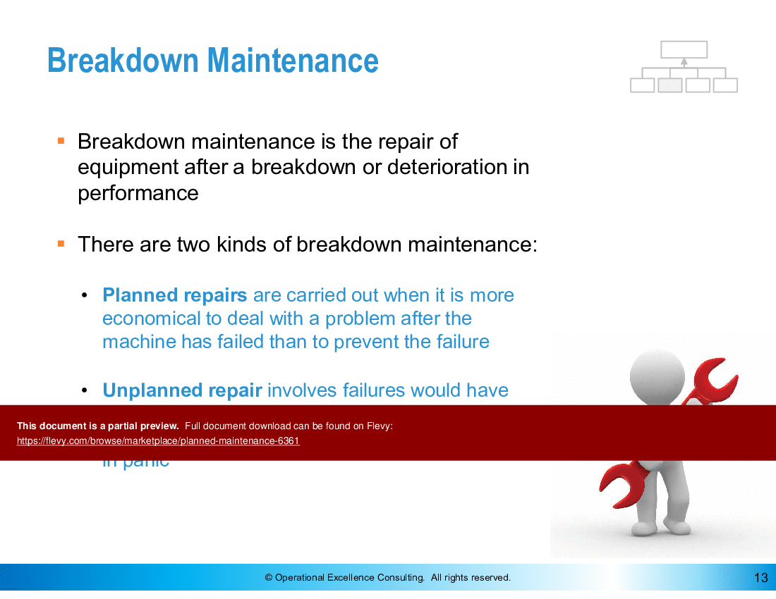 TPM: Planned Maintenance (102-slide PPT PowerPoint presentation (PPTX)) Preview Image