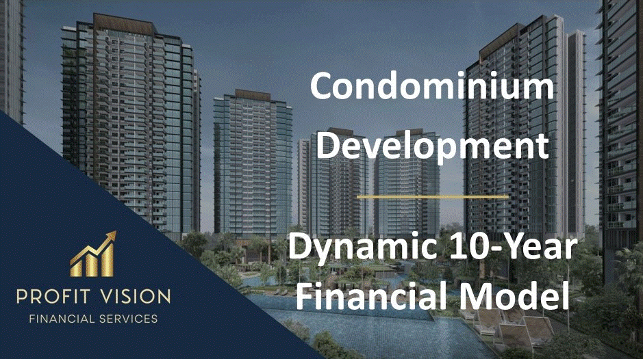 Condominium Development - Dynamic 10 Year Financial Model (Excel template (XLSX)) Preview Image