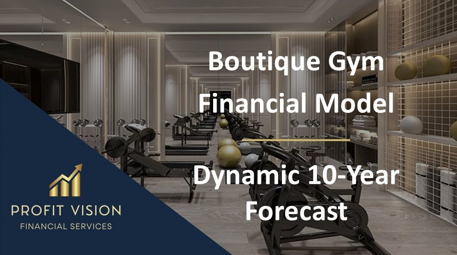 Boutique Gym Financial Model – Dynamic 10 Year Forecast