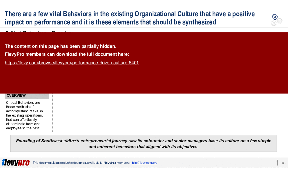 This is a partial preview of Performance-driven Culture (26-slide PowerPoint presentation (PPTX)). Full document is 26 slides. 
