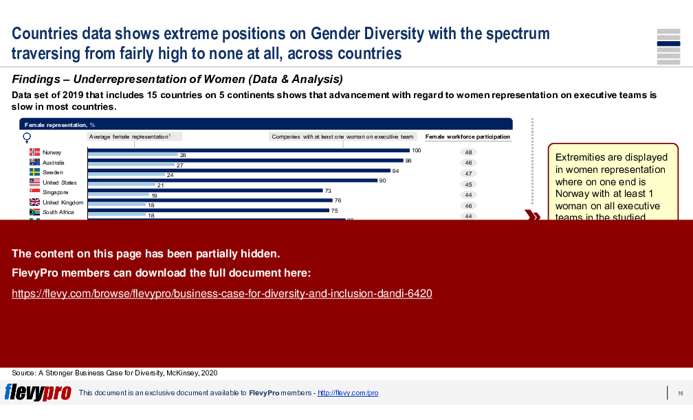 Business Case for Diversity & Inclusion (D&I) (28-slide PPT PowerPoint presentation (PPTX)) Preview Image