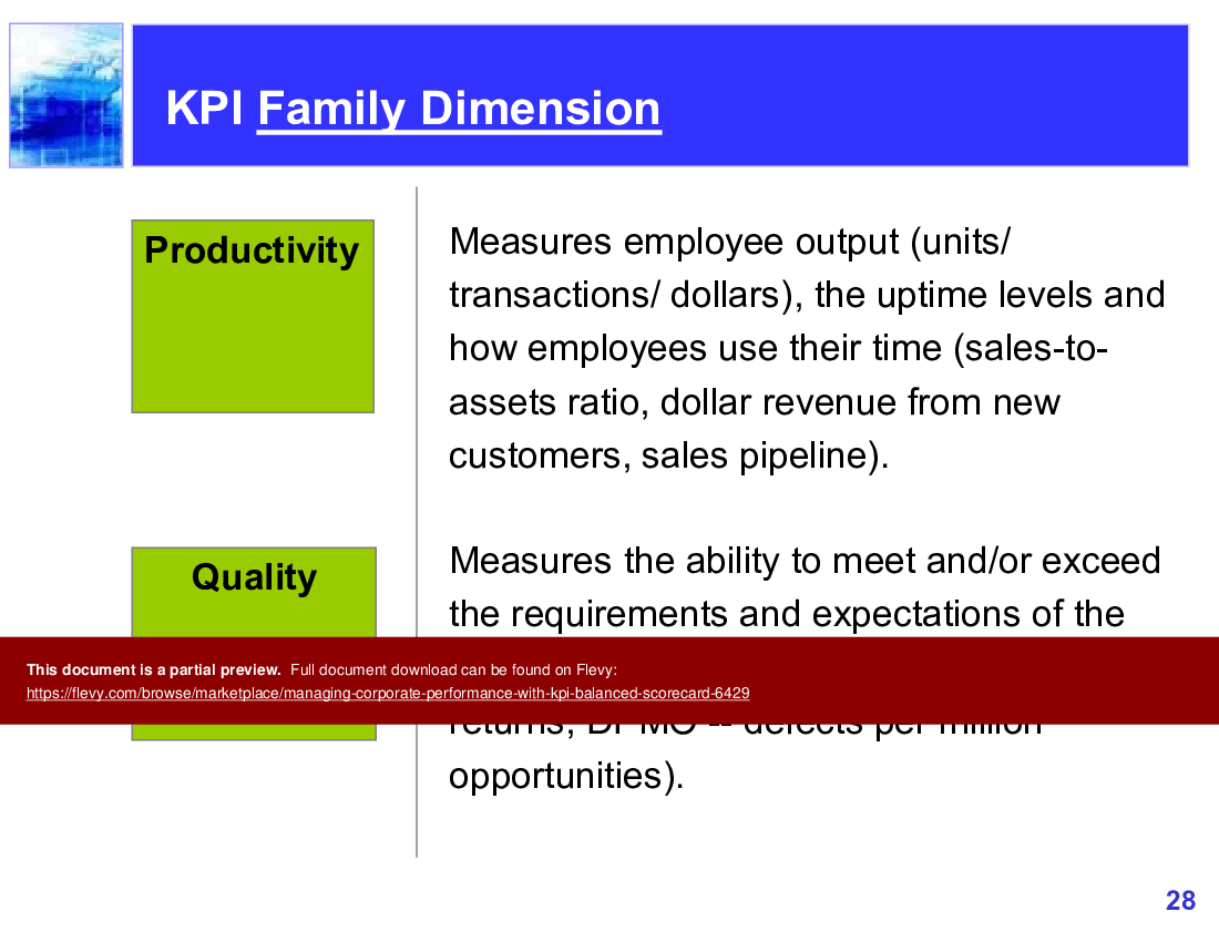 Sample & Template of KPI for HR Manager (16-slide PPT PowerPoint presentation (PPTX)) Preview Image