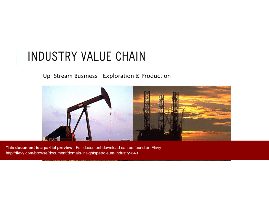 Domain Insights - Petroleum Industry (42-slide PowerPoint presentation (PPTX)) Preview Image