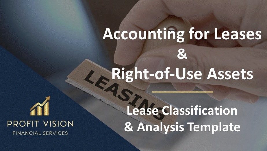 Accounting for Leases & Right-of-Use Assets Template