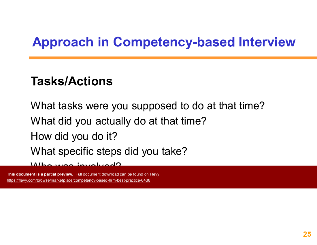 Competency Based HRM Best Practice (53-slide PowerPoint presentation (PPTX)) Preview Image