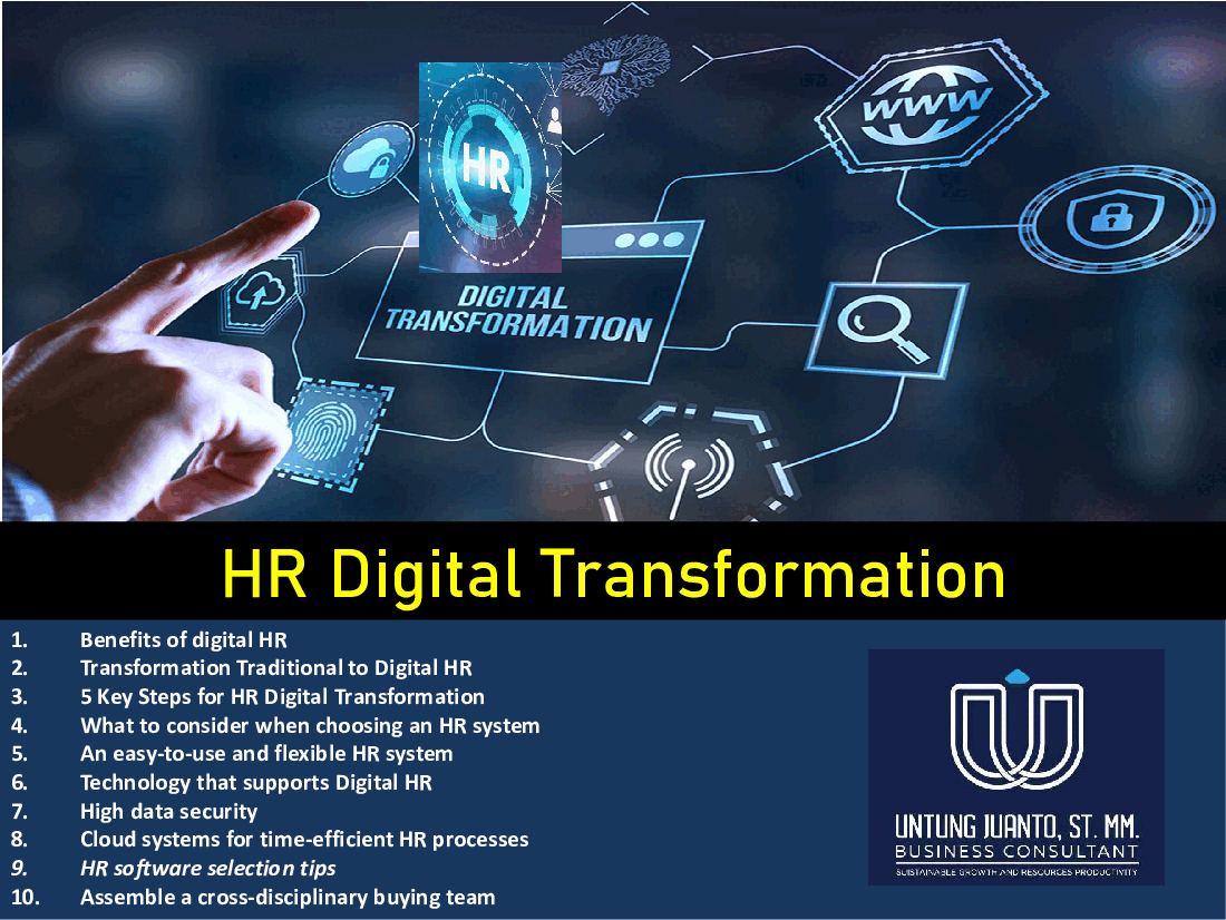 HR Digital Transformation (29-slide PowerPoint presentation (PPTX)) Preview Image