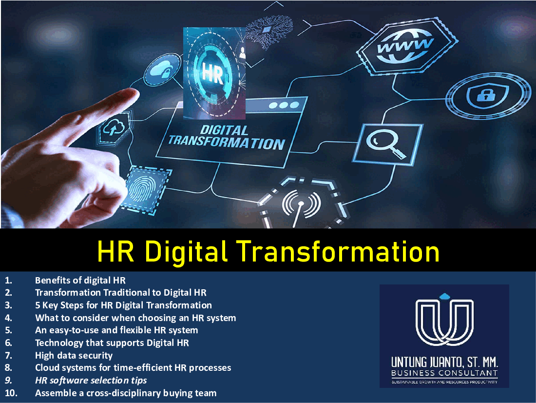 HR Digital Transformation (29-slide PPT PowerPoint presentation (PPTX)) Preview Image