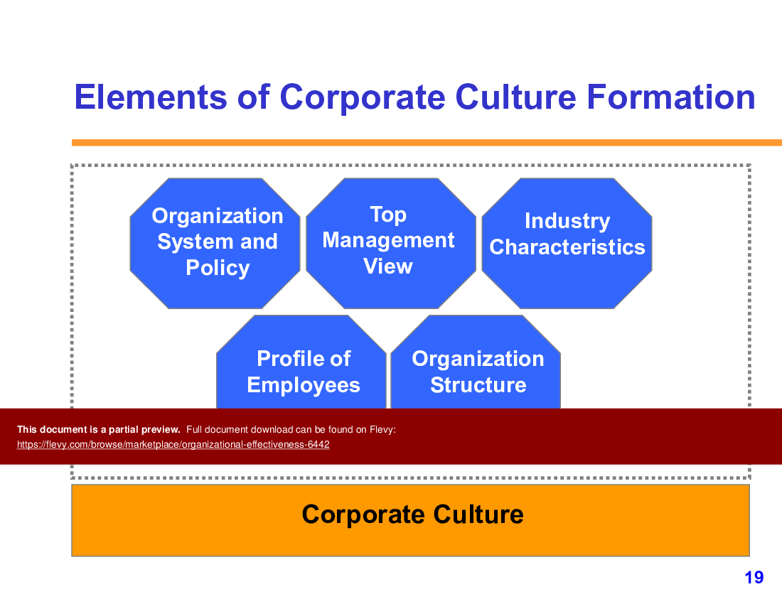 Organizational Effectiveness (61-slide PPT PowerPoint presentation (PPTX)) Preview Image