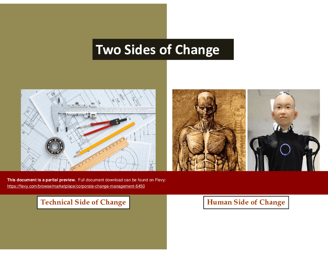 This is a partial preview of Corporate Change Management (45-slide PowerPoint presentation (PPTX)). Full document is 45 slides. 