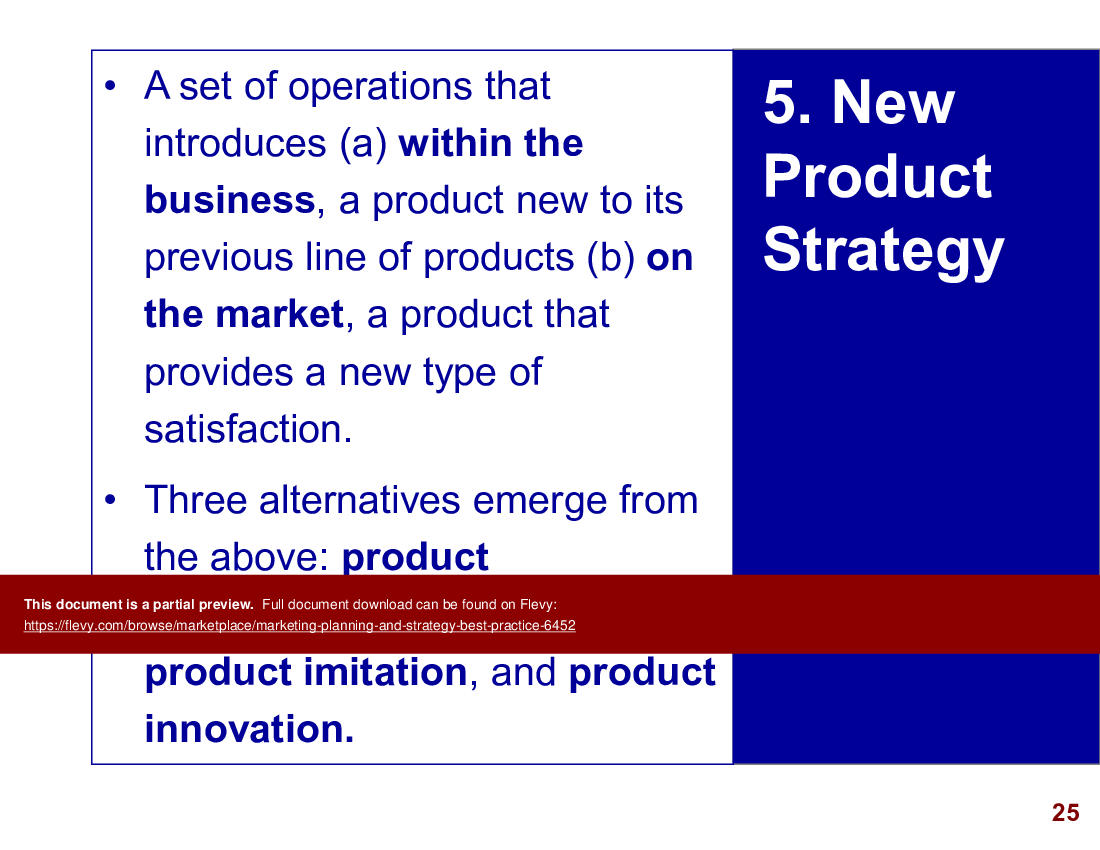 Marketing Planning & Strategy Best Practice (67-slide PPT PowerPoint presentation (PPTX)) Preview Image