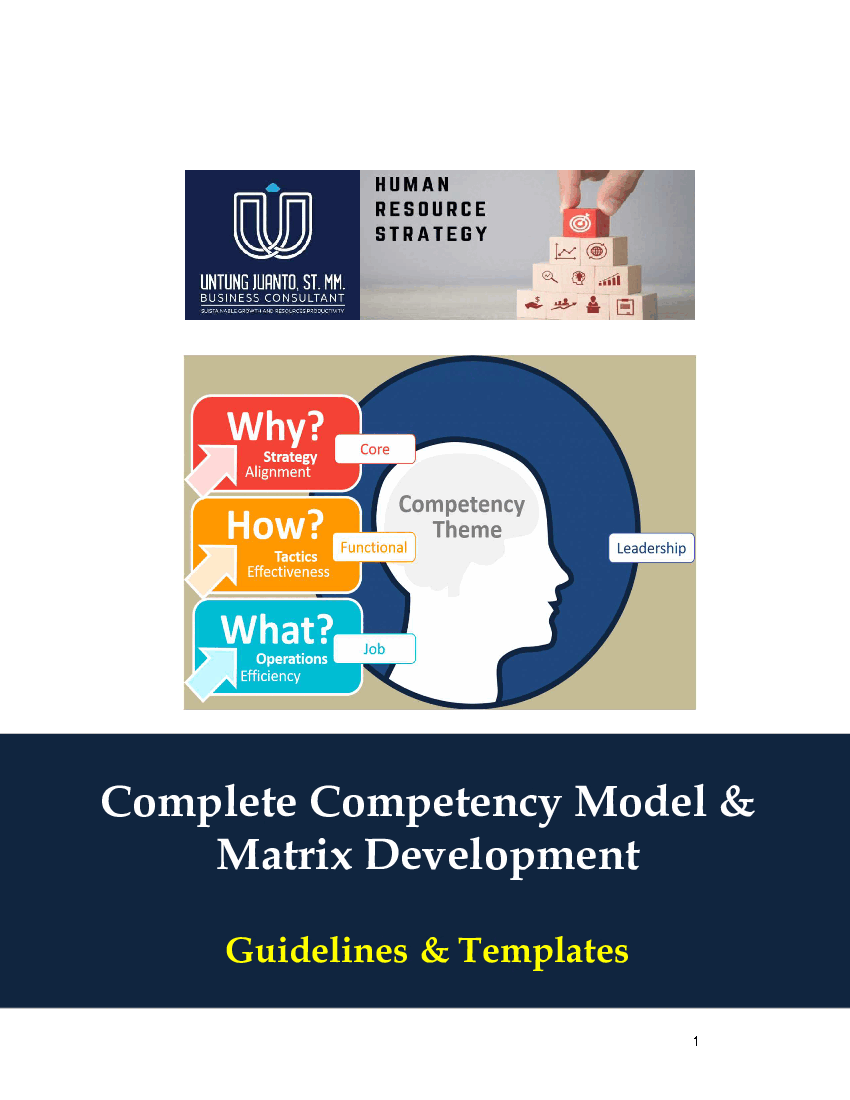 This is a partial preview of Competency Model & Matrix Development (37-page Word document). Full document is 37 pages. 