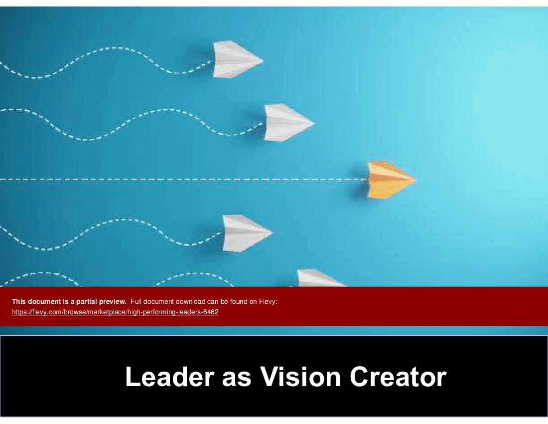 High Performing Leaders (65-slide PPT PowerPoint presentation (PPTX)) Preview Image