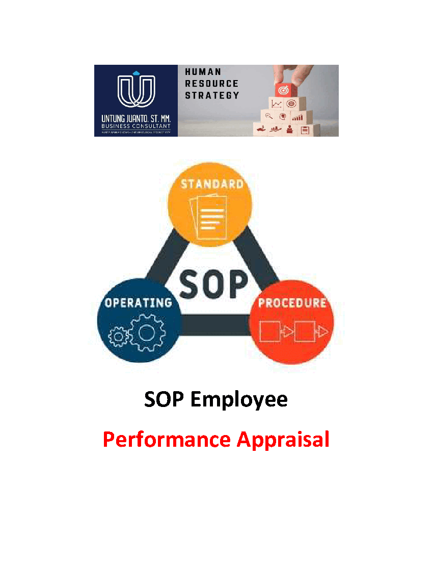 This is a partial preview of SOP Employee Performance Appraisal (Examples & Templates) (9-page Word document). Full document is 9 pages. 