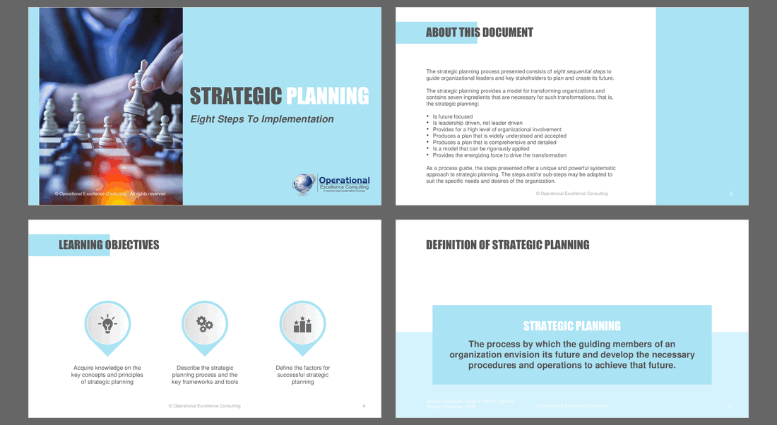 Strategic Planning: Eight Steps to Implementation