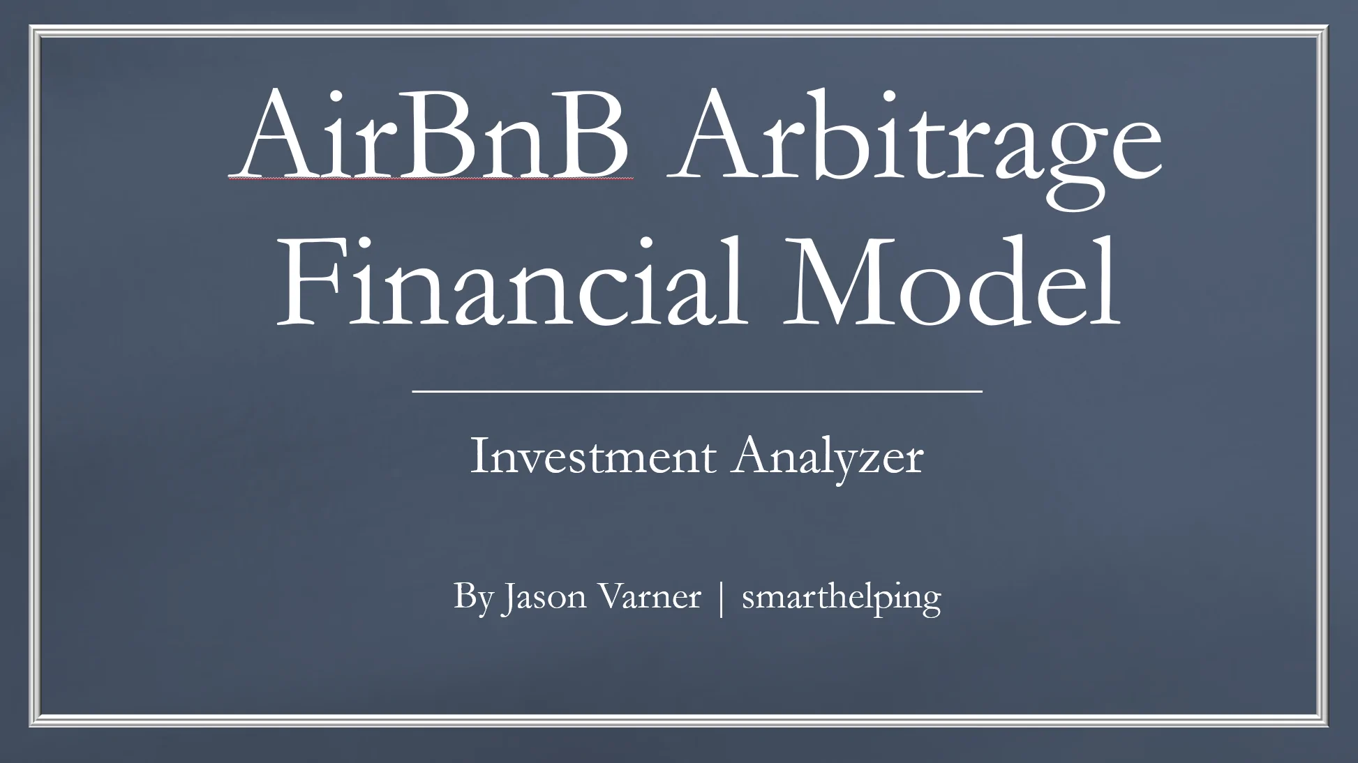 Airbnb Arbitrage Financial Model: Up to 100 Properties (Excel template (XLSX)) Preview Image