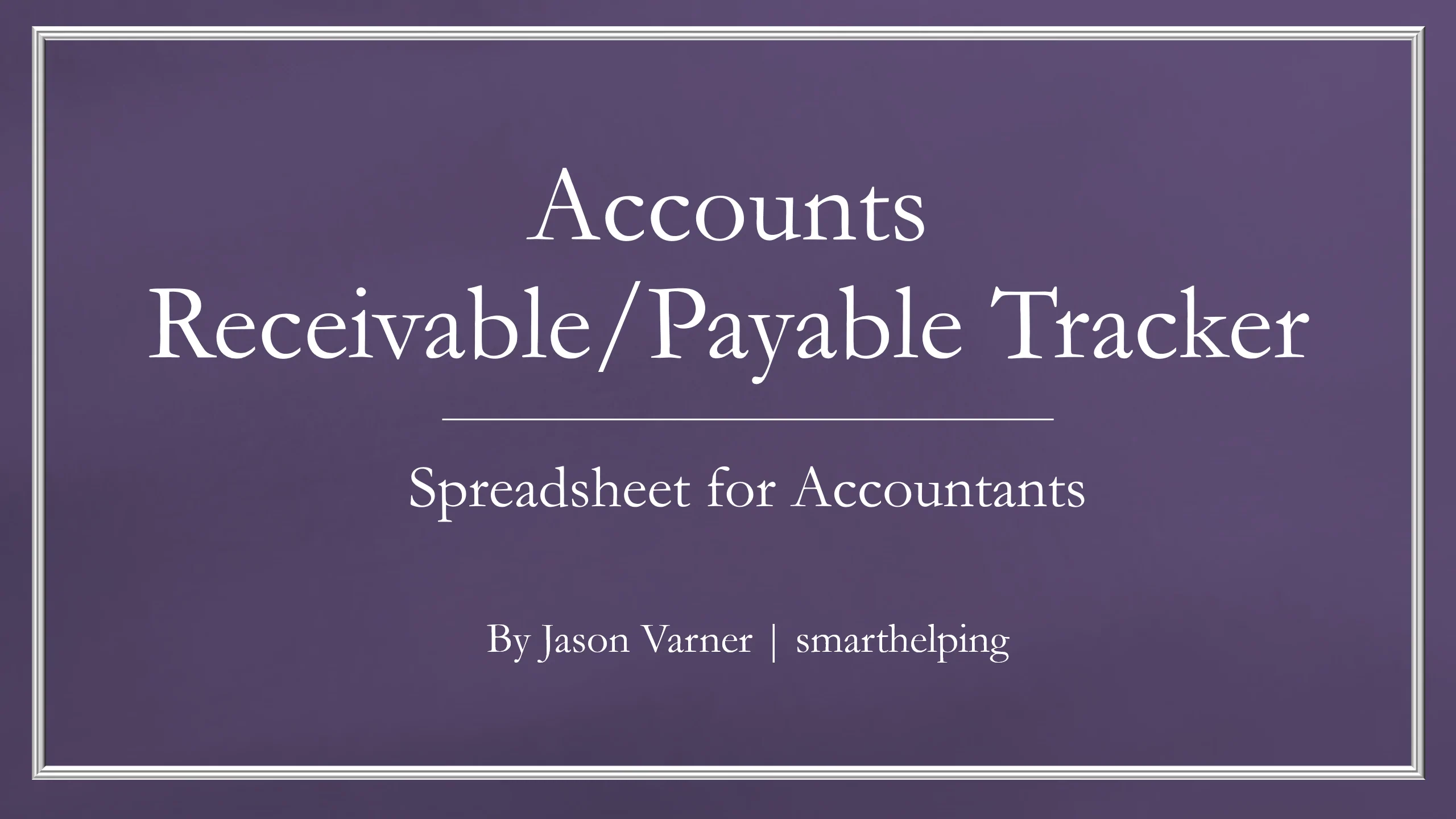 Accounts Receivable and Payable Tracker (Excel template (XLSX)) Preview Image