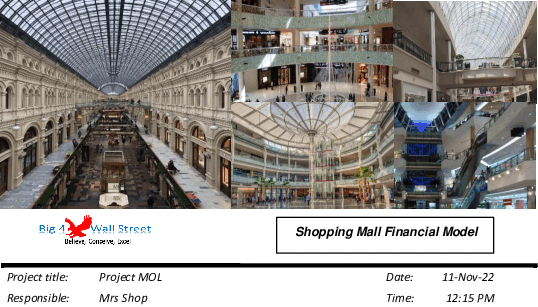 This is a partial preview of Shopping Mall Financial Model (Excel workbook (XLSX)). 