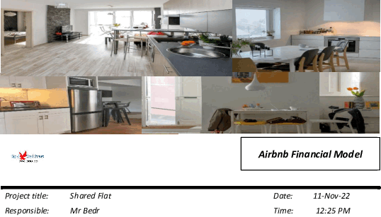 Airbnb Financial Model (Excel workbook (XLSX)) Preview Image