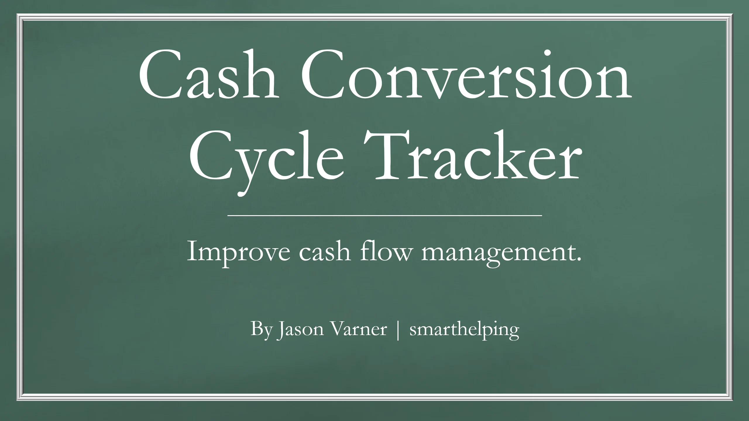 Cash Conversion Cycle (CCC) Model and Tracking Template (Excel template (XLSX)) Preview Image