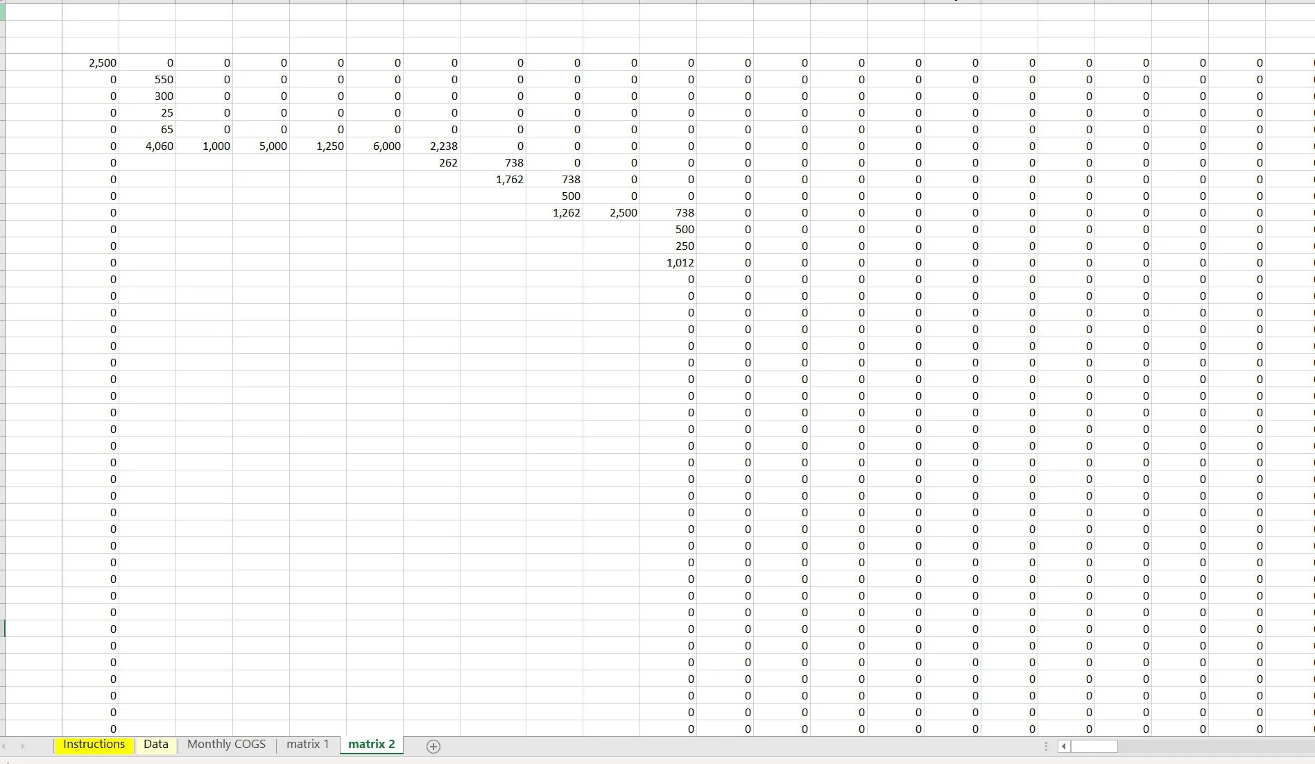 FIFO COGS Calculator (Excel workbook (XLSX)) Preview Image