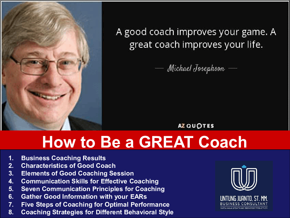 How to Be a Great Coach