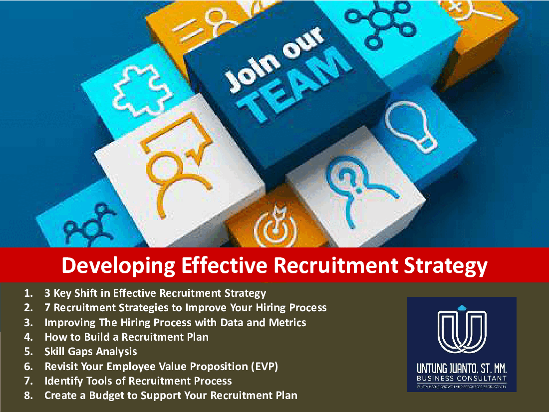 This is a partial preview of Developing Effective Recruitment Strategy (58-slide PowerPoint presentation (PPTX)). Full document is 58 slides. 
