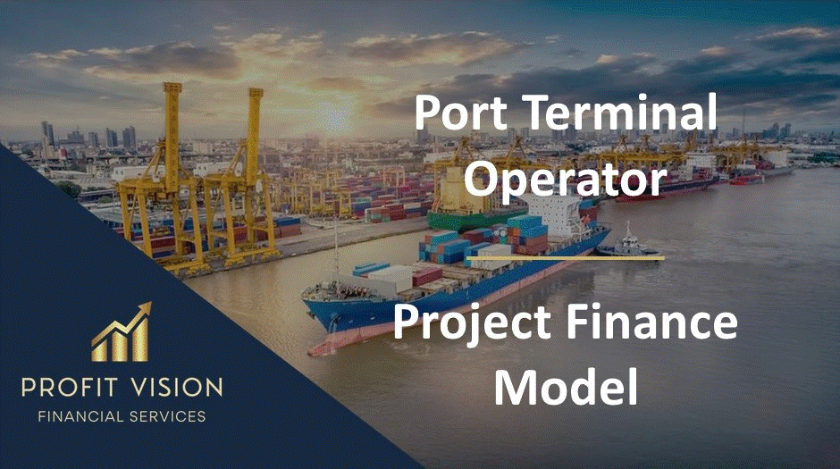 This is a partial preview of Port Terminal Operator - Project Finance Model (Excel workbook (XLSX)). 