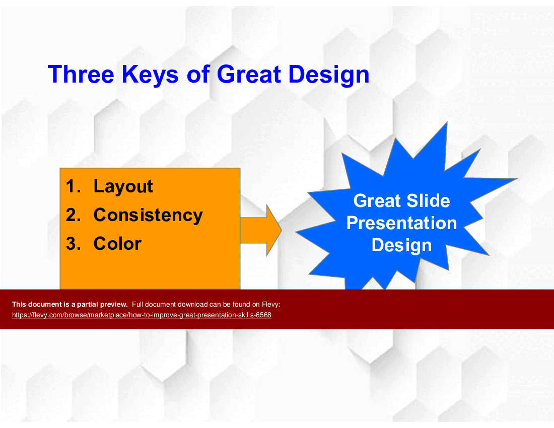 How to Improve Great Presentation Skills (47-slide PPT PowerPoint presentation (PPTX)) Preview Image