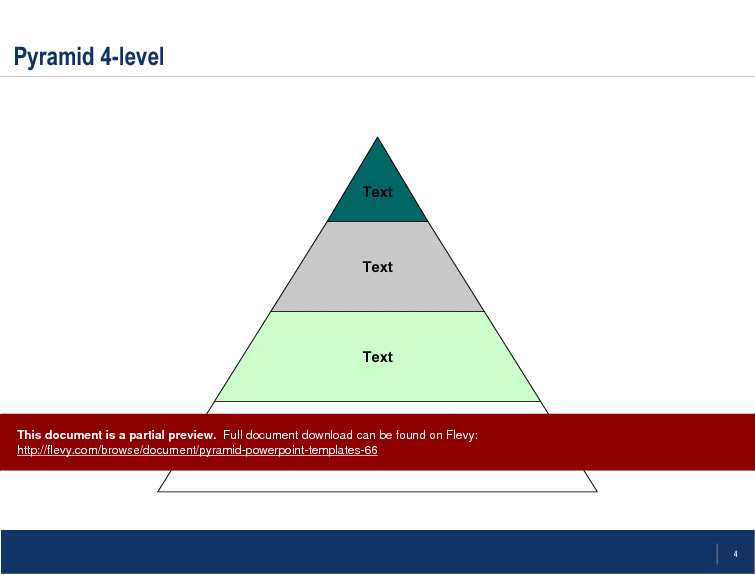 This is a partial preview of Pyramid PowerPoint Templates. Full document is 18 slides. 
