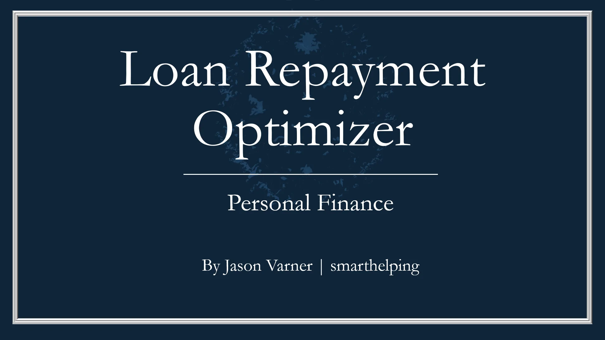 Loan Repayment Optimizer