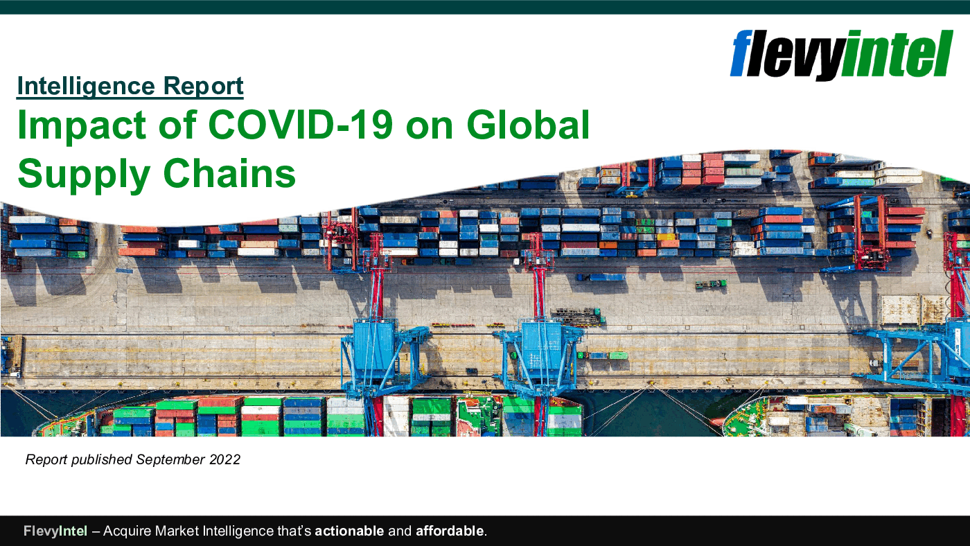This is a partial preview of Impact of COVID-19 on Global Supply Chains (18-slide PowerPoint presentation (PPTX)). Full document is 18 slides. 