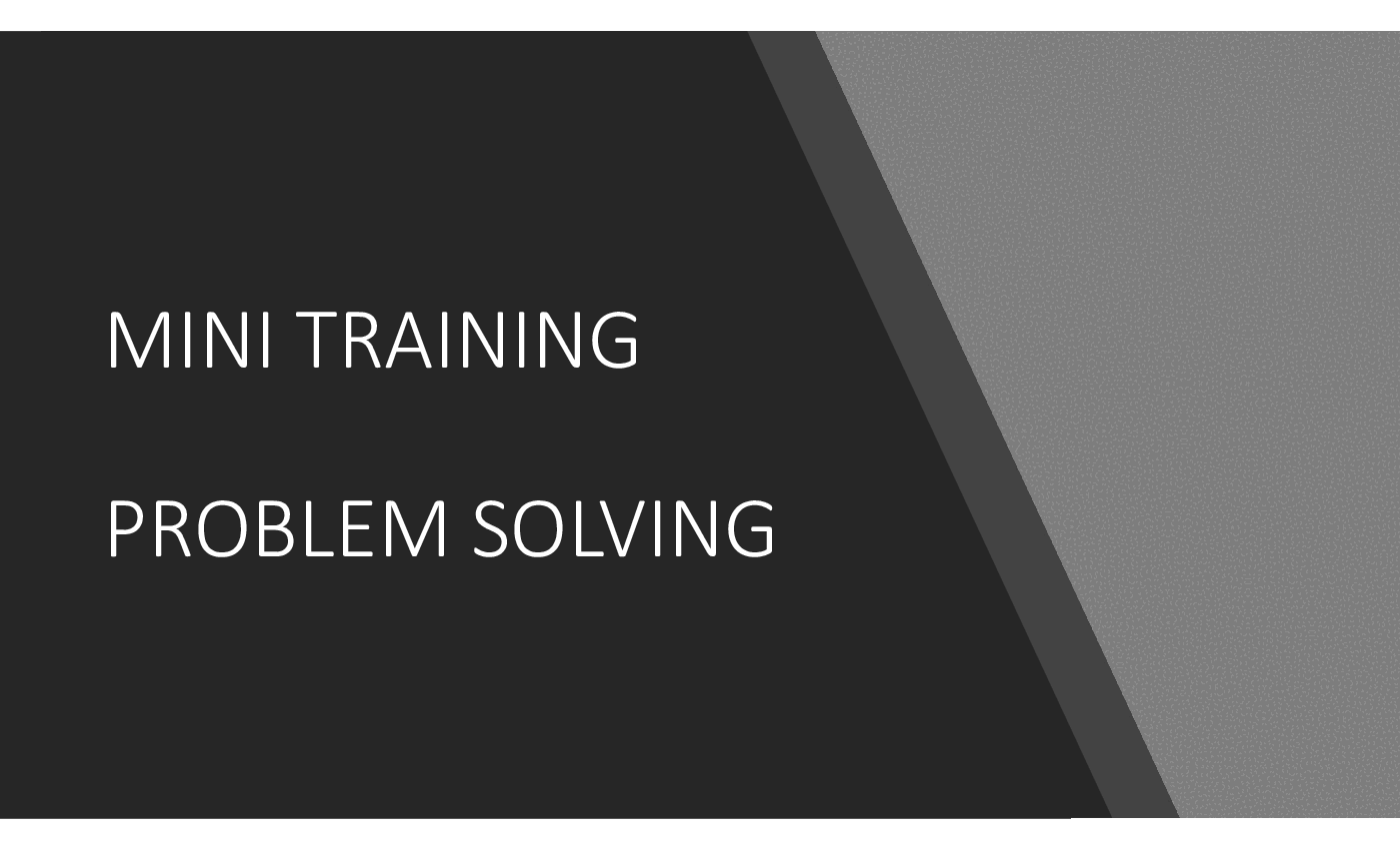 This is a partial preview of Problem Solving Thinking and Acting (Full Package) (19-slide PowerPoint presentation (PPTX)). Full document is 19 slides. 
