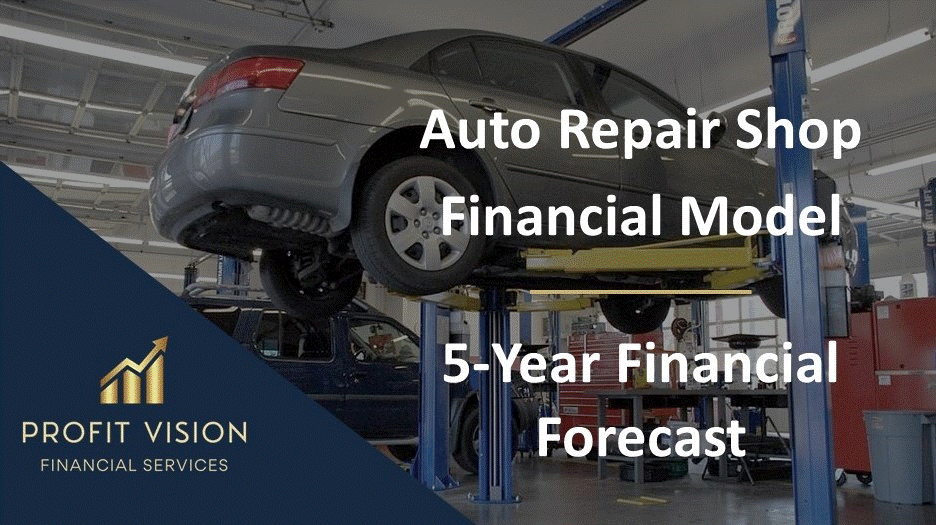 This is a partial preview of Auto Repair Shop Financial Model – 5 Year Financial Forecast (Excel workbook (XLSX)). 
