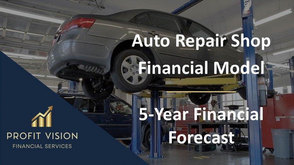 Auto Repair Shop Financial Model – 5 Year Financial Forecast (Excel template (XLSX)) Preview Image